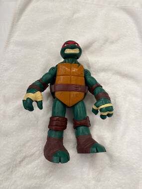 2012 TMNT Raphael Battle Shell Deluxe 10" Playmates Figure Teenage Mutant Ninja